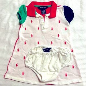 Ralph Lauren Color Block Toddler Dress. 18 Mon.